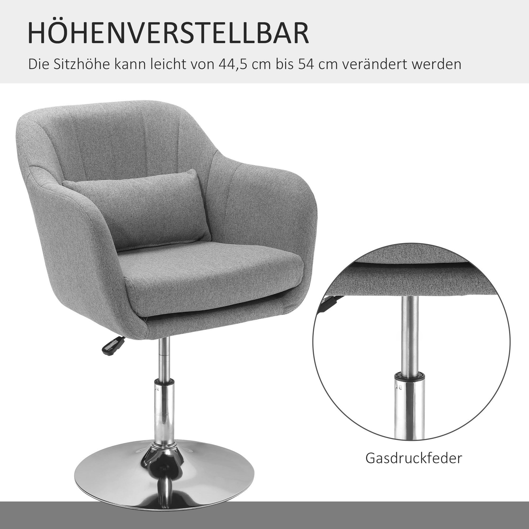 Arbeitshocker Drehhocker Drehstuhl Bürostuhl Höhenverstellb