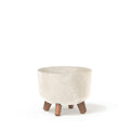 Gracia Concrete Effekt Bein Blumentopf DGRL240E Creme