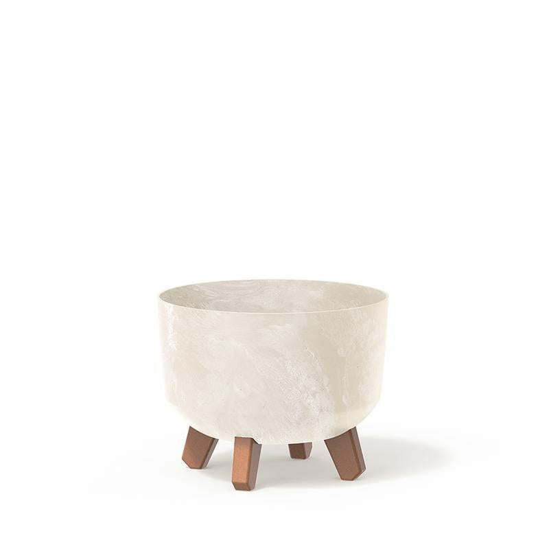 Gracia Concrete Effekt Bein Blumentopf DGRL240E Creme
