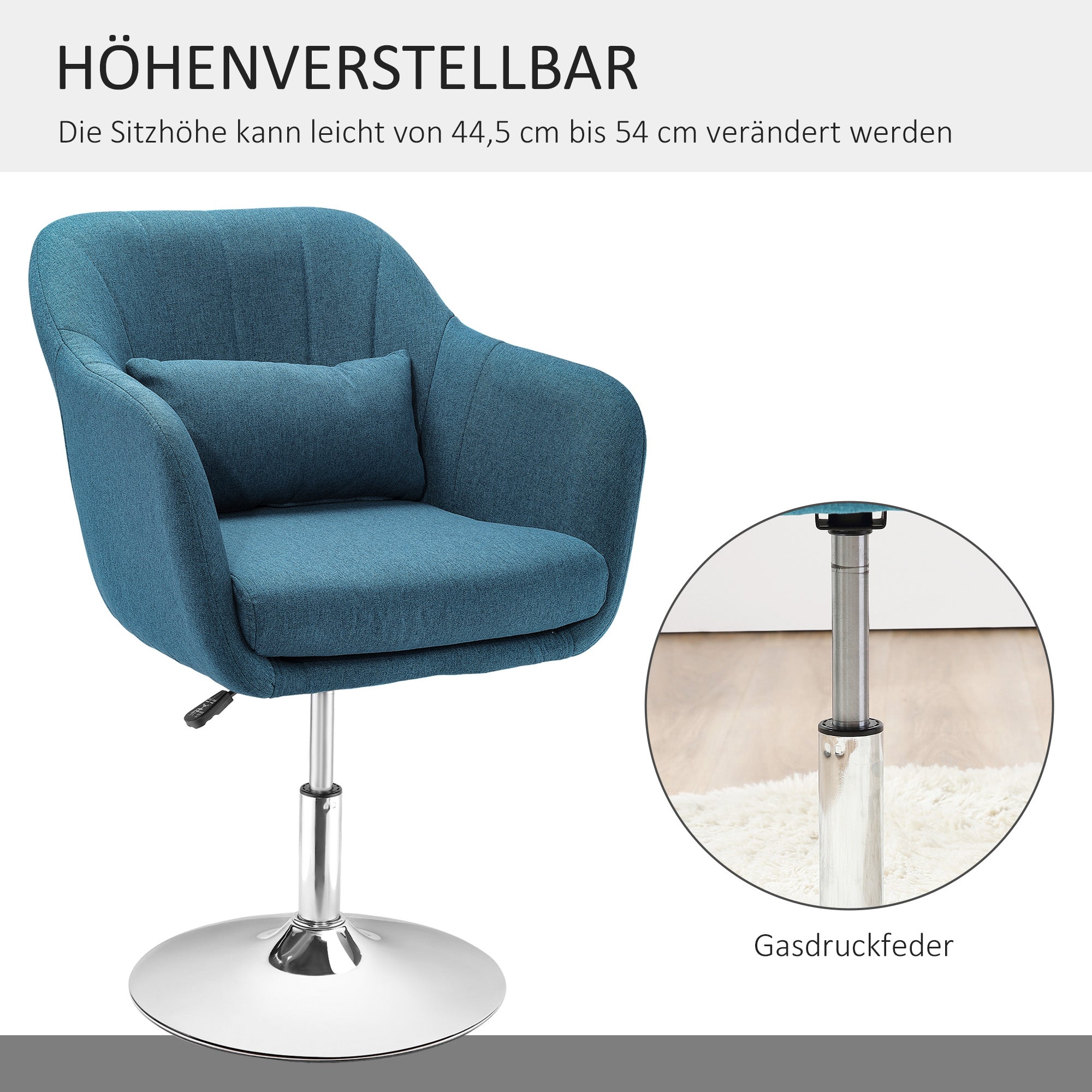 Arbeitshocker Drehhocker Drehstuhl Bürostuhl Höhenverstellb