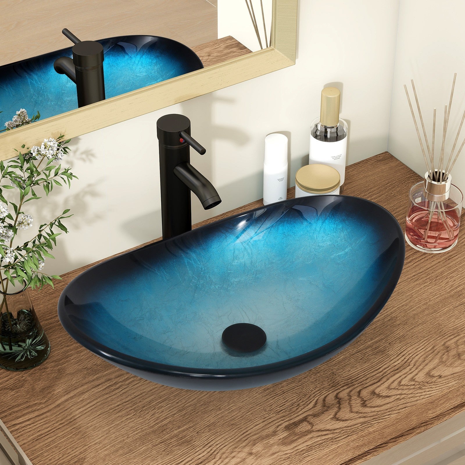 Waschbecken Glas Aufsatzwaschbe