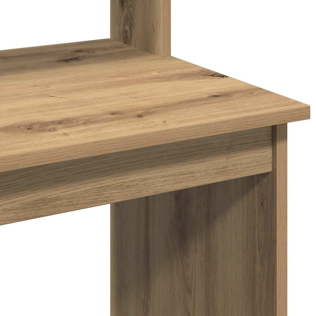 Schreibtisch Mit Regal Bürotisch Computertisch Arbeitstisch Holzwerkstoff Vidaxl
