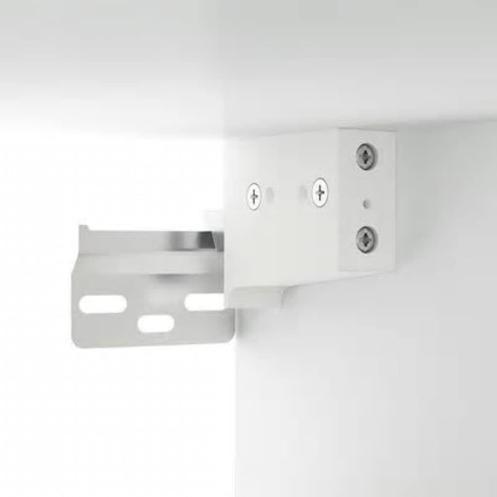Spiegelschrank Mit LED Badschrank Badspiegel Badezimmer Hängeschrank Vidaxl