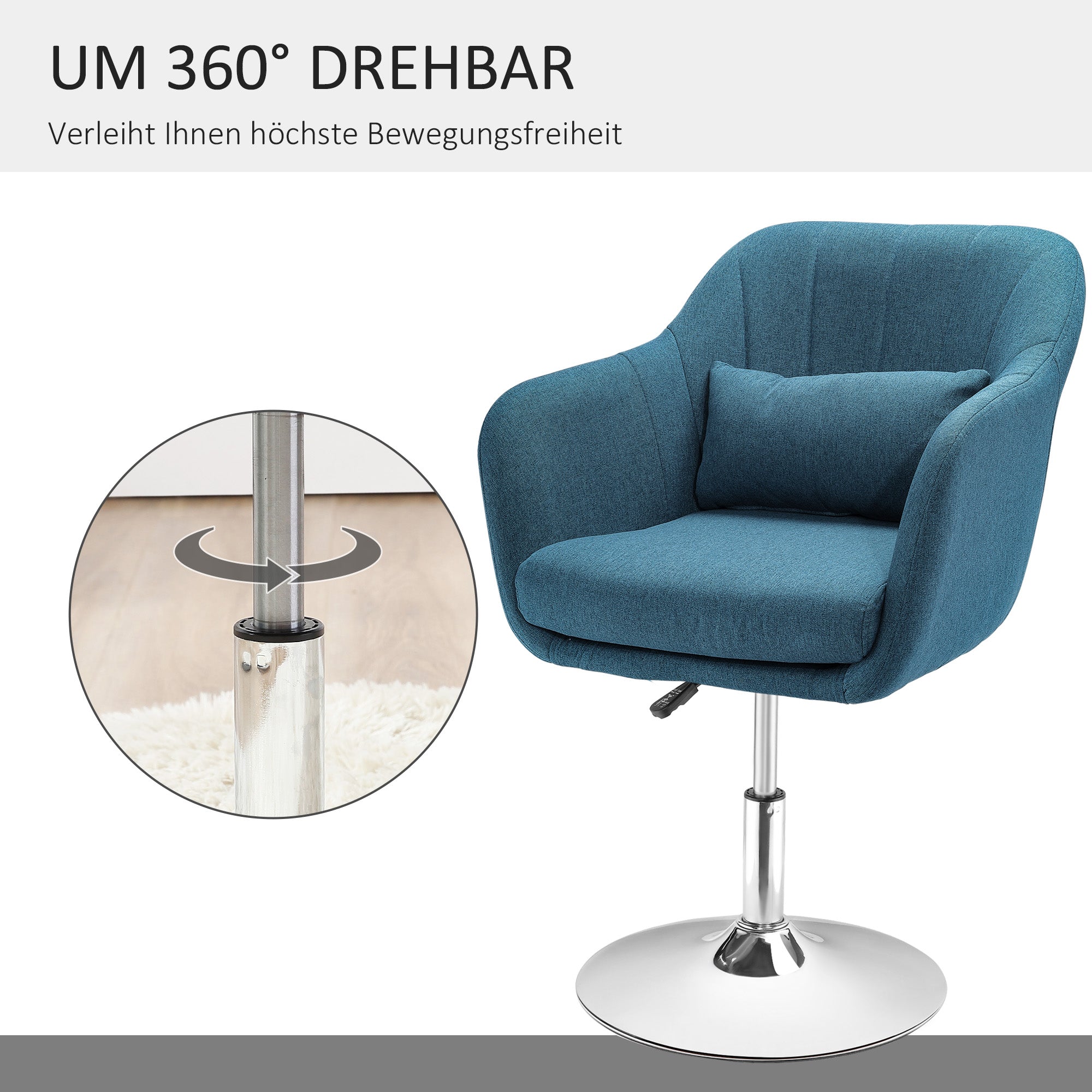 Arbeitshocker Drehhocker Drehstuhl Bürostuhl Höhenverstellb