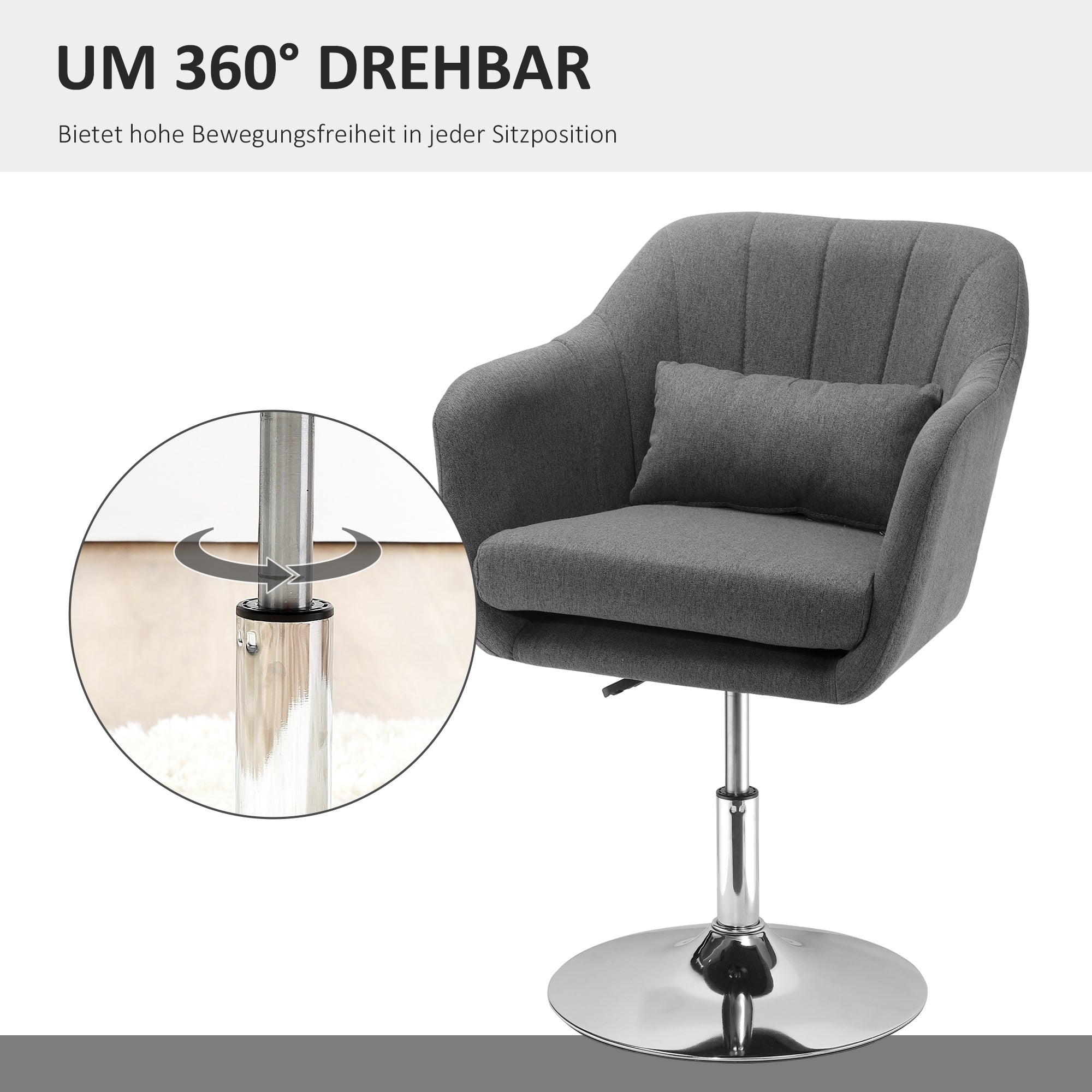 Arbeitshocker Drehhocker Drehstuhl Bürostuhl Höhenverstellb