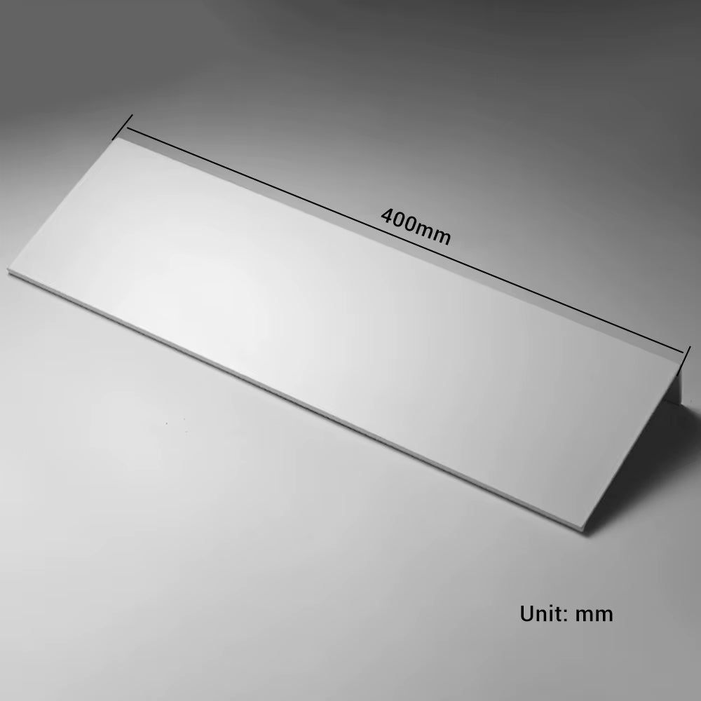 Bathroom Shelves Wall Mounted Shelf Toilet Accessories Rack White 300-500MM Aluminum Single Tier Kitchen Shower Room Use Screw