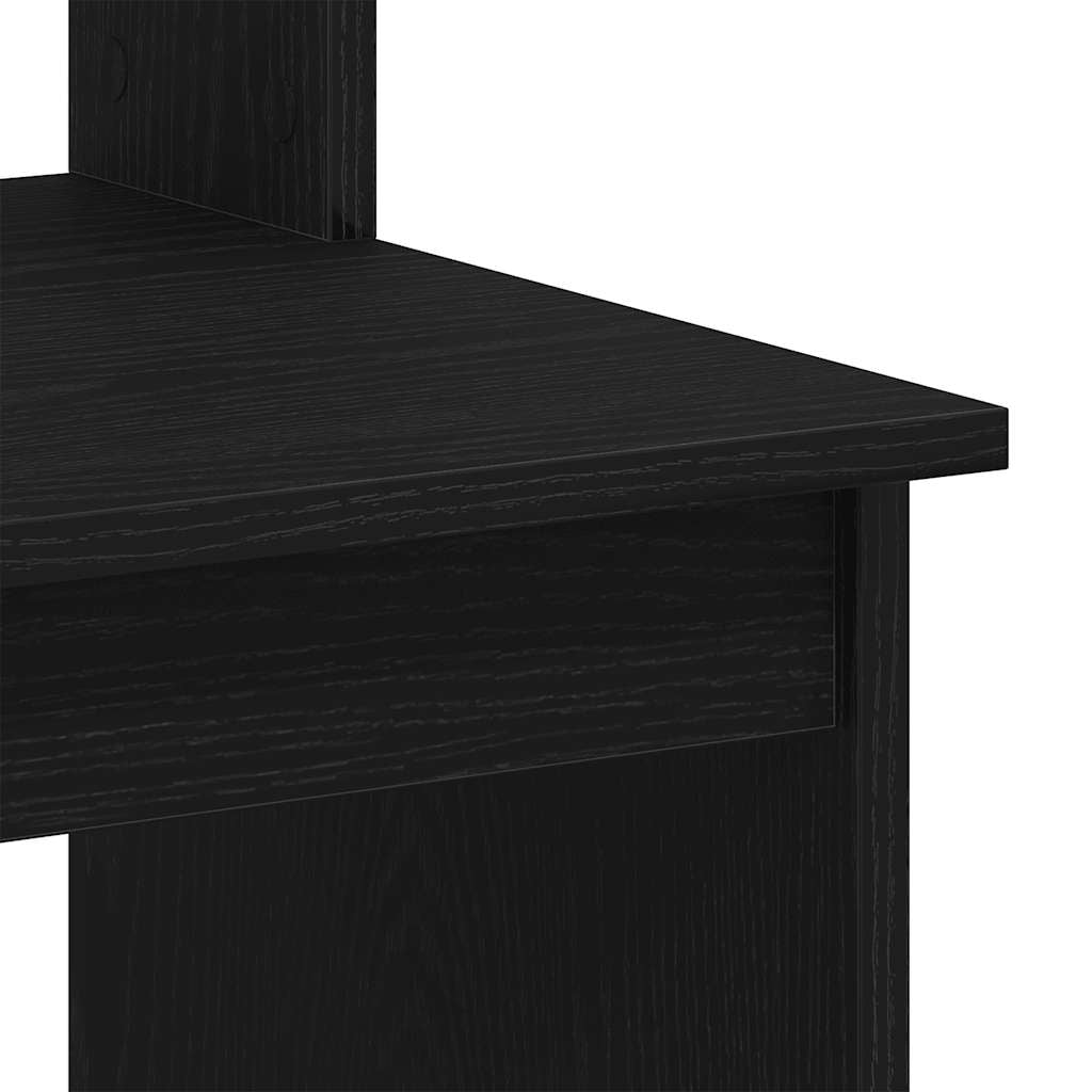 Schreibtisch Mit Regal Bürotisch Computertisch Arbeitstisch Holzwerkstoff Vidaxl
